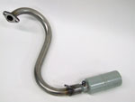 Honda 7/8" Exhaust Pipe & Muffler for Novice & Jr Honda