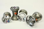 Douglas 6" 1 Piece Polished Aluminum Wheels